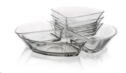 Pasabahce Sada trojúh. misek ARTE 6ks OK 8693357064256