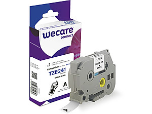 Páska pro BROTHER TZE241,Black/White,18mm*8m,(TZE-241) K80007W4