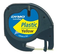 Páska pro DYMO S0721620,Black/Yellow,2*12mm*4m K80004W4