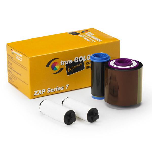 Páska Zebra ZXP7, monochromatická barvící páska pro potisk plastových karet, černá 800077-701
