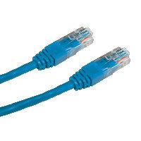 Patch cord UTP Cat 6 0,5m modrý