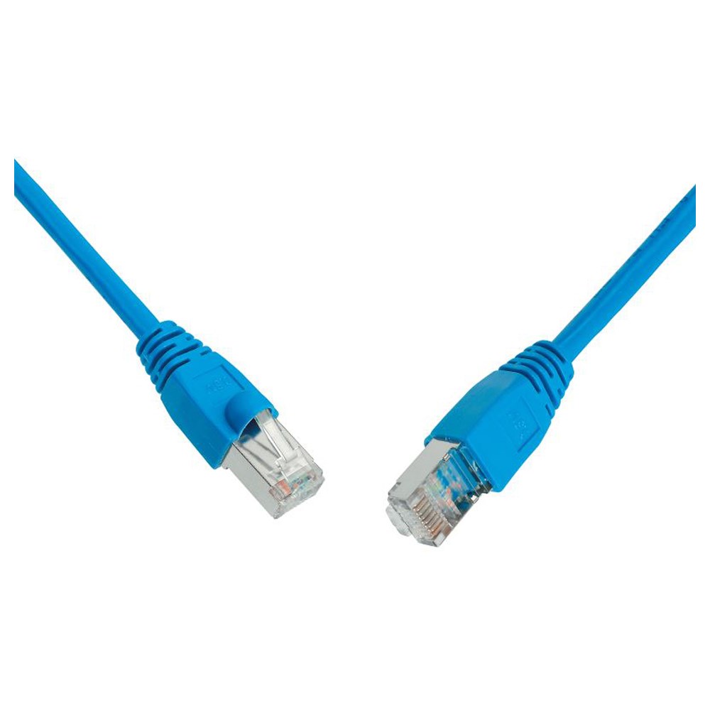 Patch kabel CAT5E SFTP PVC 7m modrý C5E-315BU-7MB