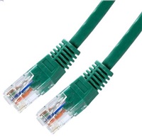Patch kabel Cat5E, UTP - 10m, zelený PK-UTP5E-100-GRN