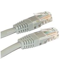 Patch kabel Cat5E, UTP - 30m, šedý PK-UTP5E-300-GR