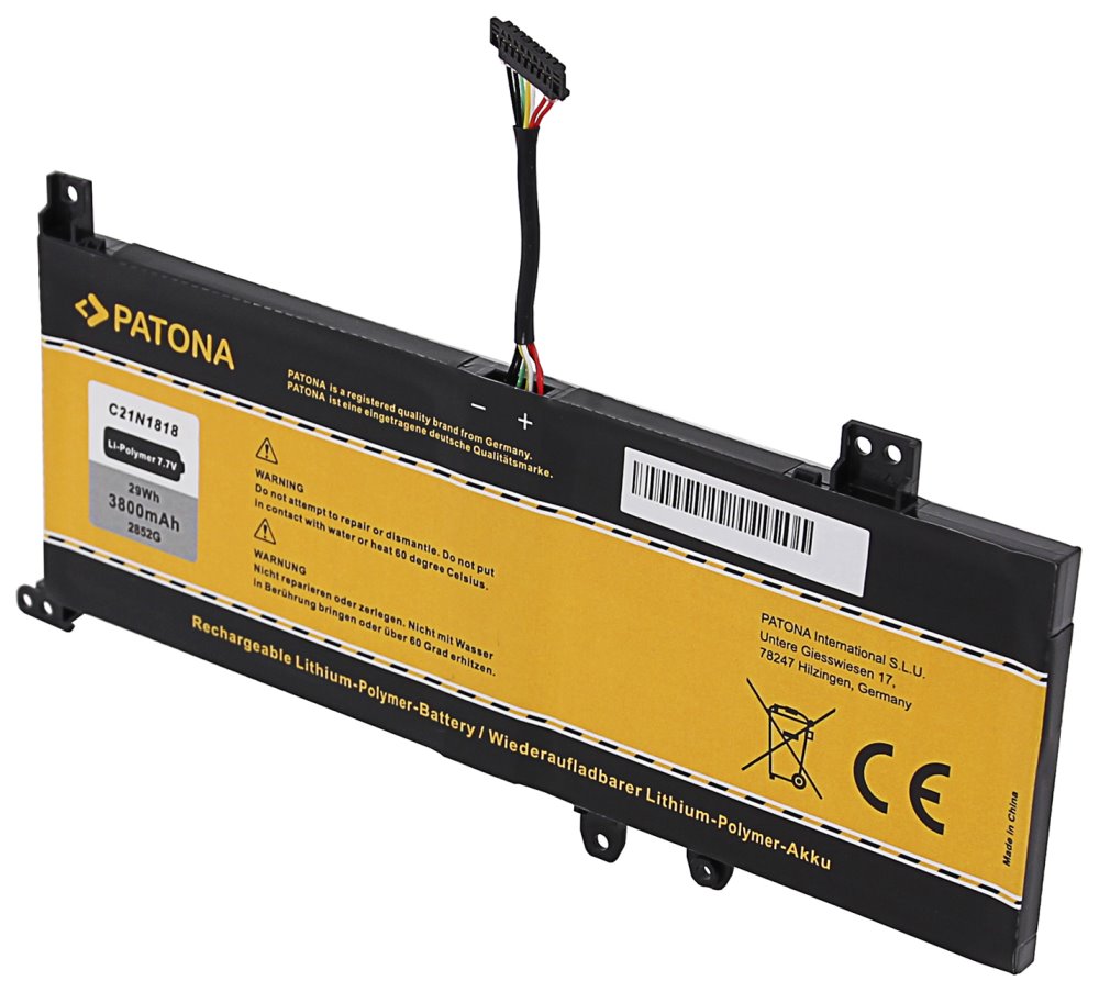 PATONA baterie pro ASUS VivoBook 14 X412 3800mAh Li-Pol 7,7V C21N1818 PT2852