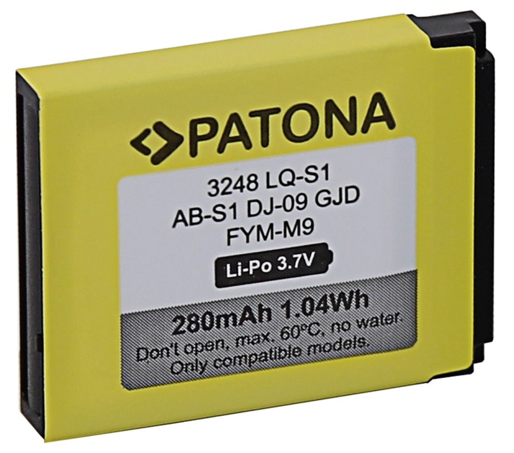 PATONA baterie pro chytré hodinky DZ09, QW09, W8, A1, V8, X6, 380mAh, LQ-S1 PT3248