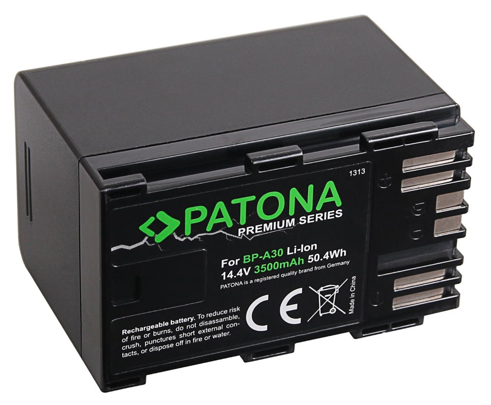 PATONA baterie pro digitální kameru Canon BP-A30/BP-A60 3500mAh 14,4V Li-Ion PREMIUM PT1313