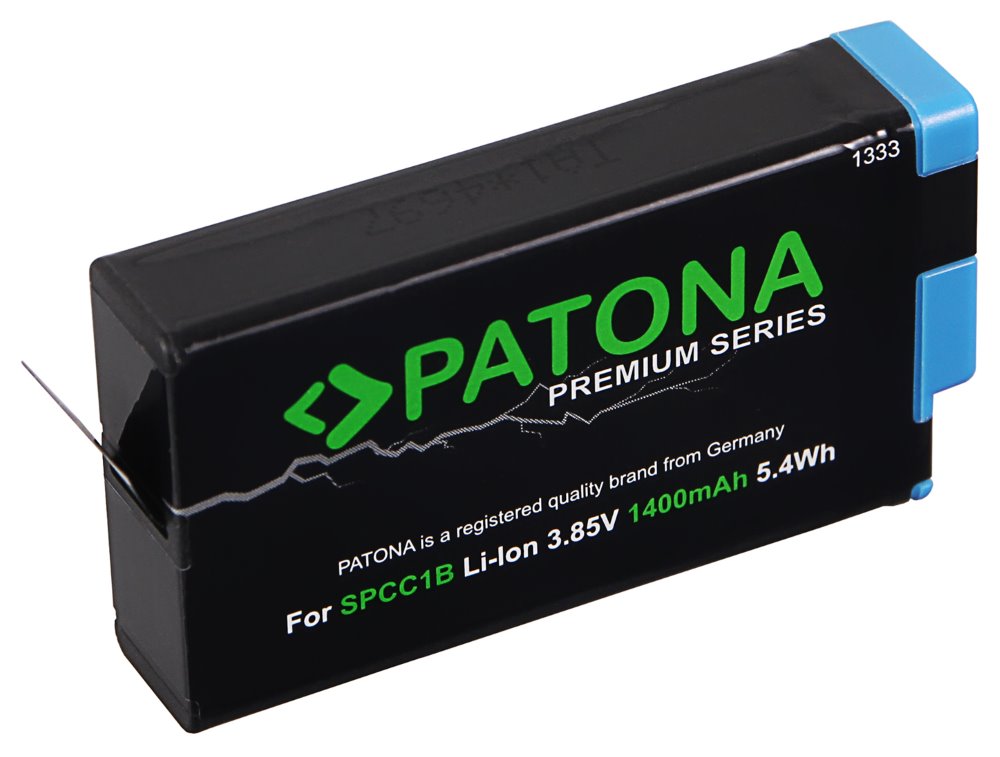PATONA baterie pro digitální kameru GoPro MAX SPCC1B 1400mAh Li-Ion Premium PT1333