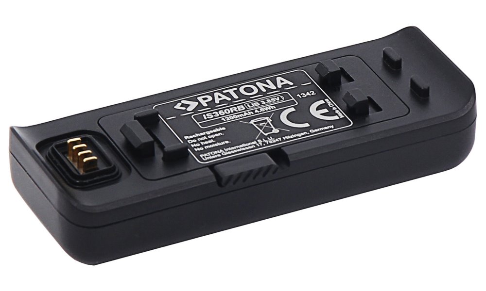 PATONA baterie pro digitální kameru Insta 360 One R 1200mAh Li-Ion 3,85V IS360RB PT1342