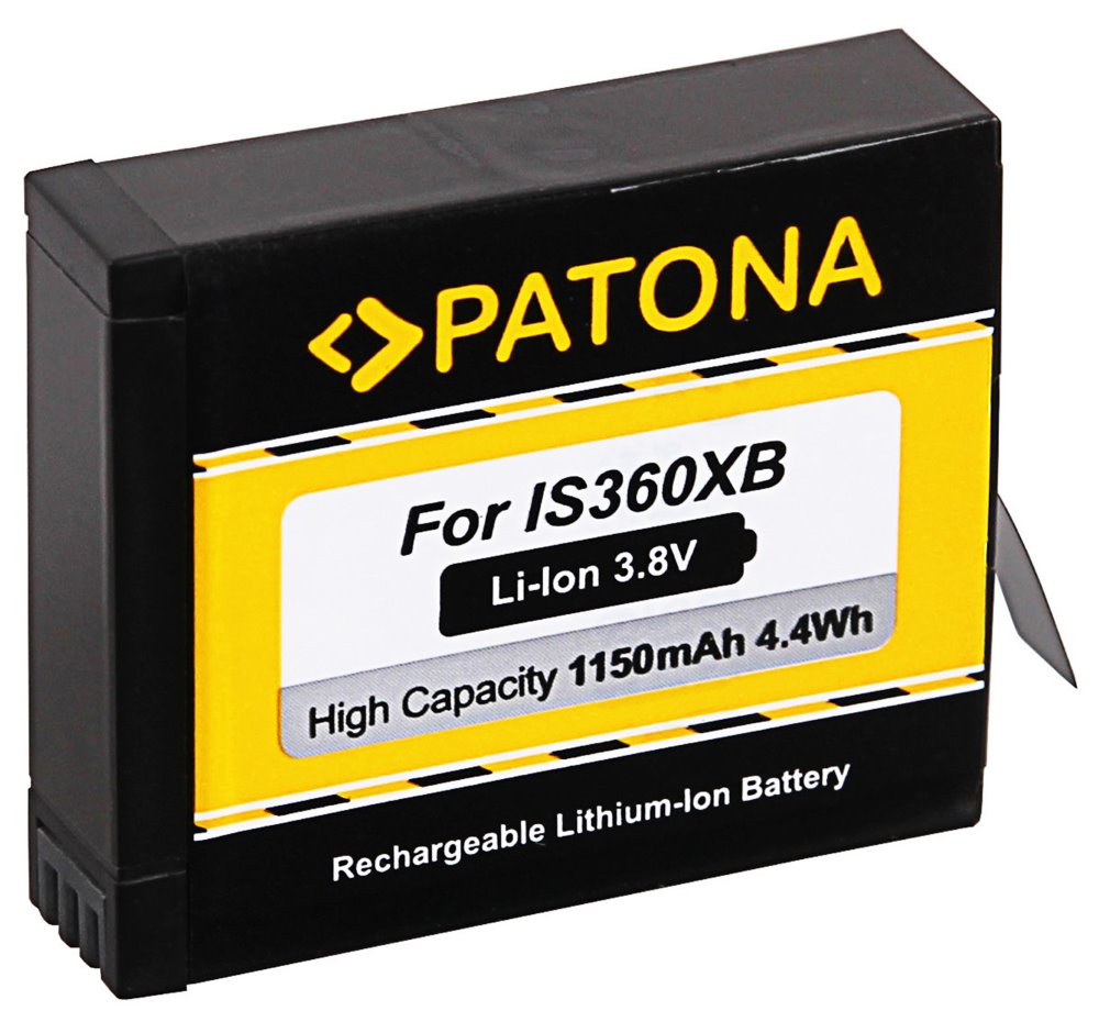 PATONA baterie pro digitální kameru Insta 360 One X 1150mAh Li-Ion 3,8V PT1306