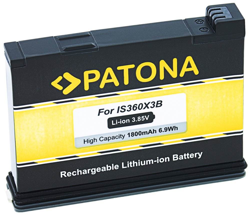 PATONA baterie pro digitální kameru Insta 360 One X3 1800mAh Li-Ion 3,85V CINAQBT/A PT1389