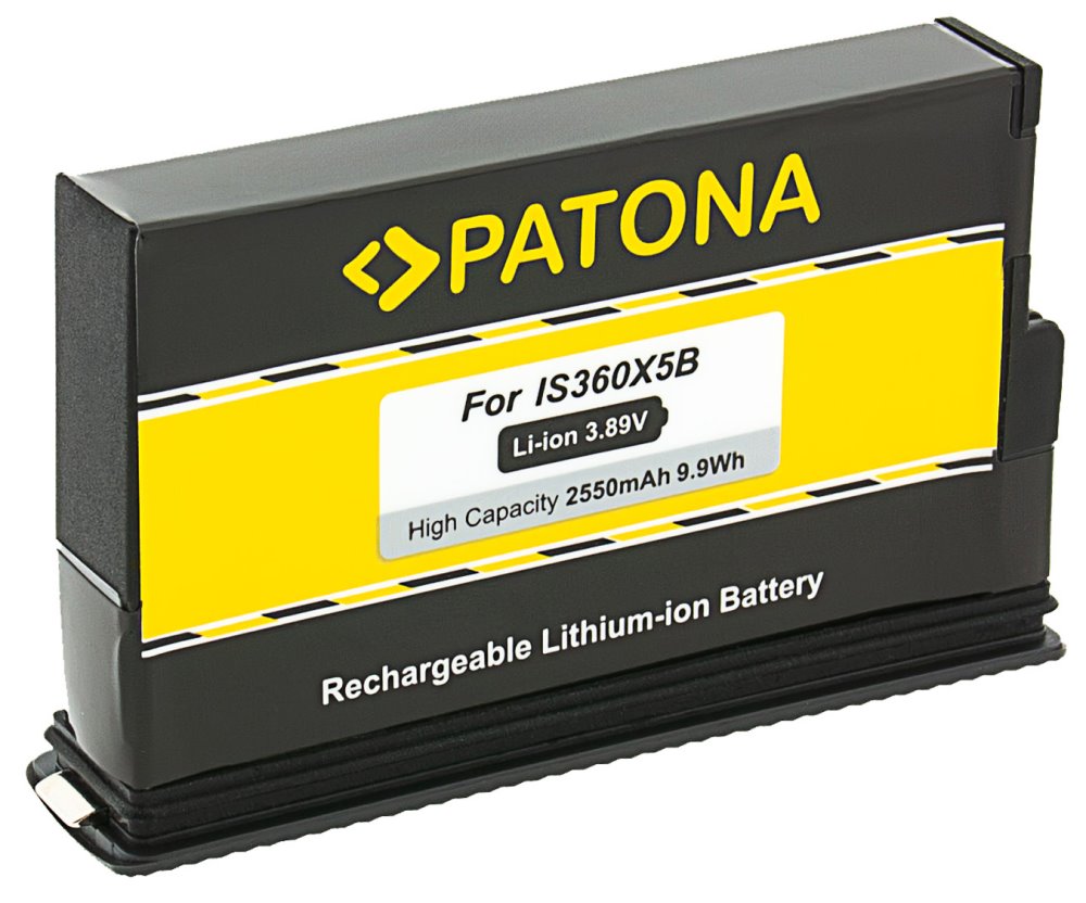PATONA baterie pro digitální kameru Insta 360 One X5 2550mAh Li-Ion 3,89V CINSBAHA PT4239
