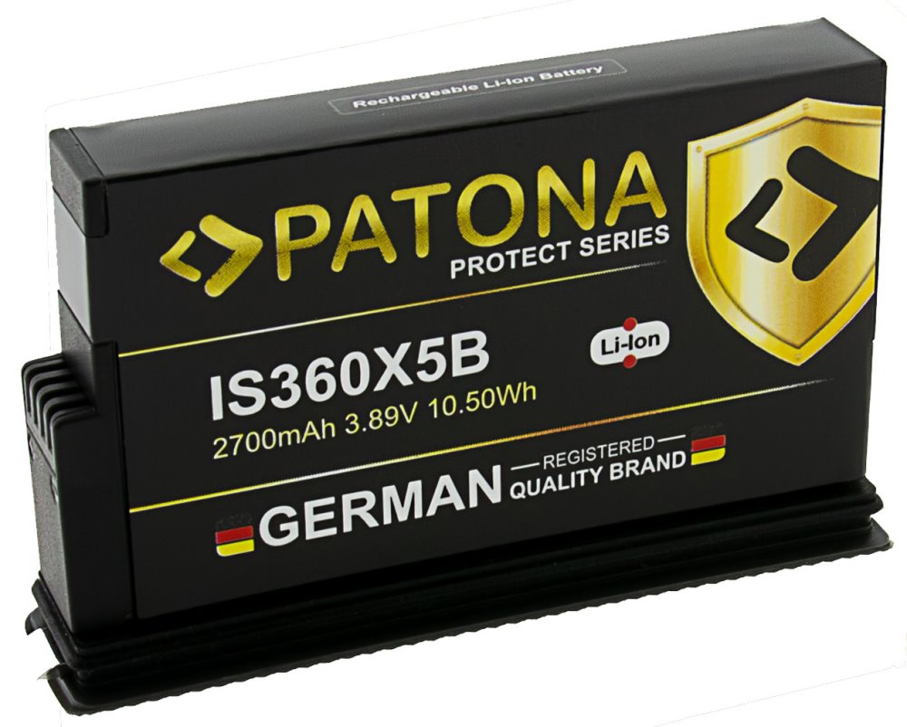 PATONA baterie pro digitální kameru Insta 360 One X5 2700mAh Li-Ion 3,89V CINSBAHA PT41645