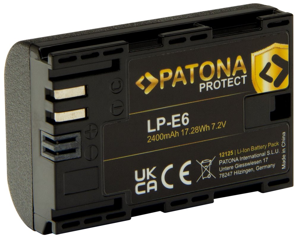 PATONA baterie pro foto Canon LP-E6 2000mAh Li-Ion Protect PT12125