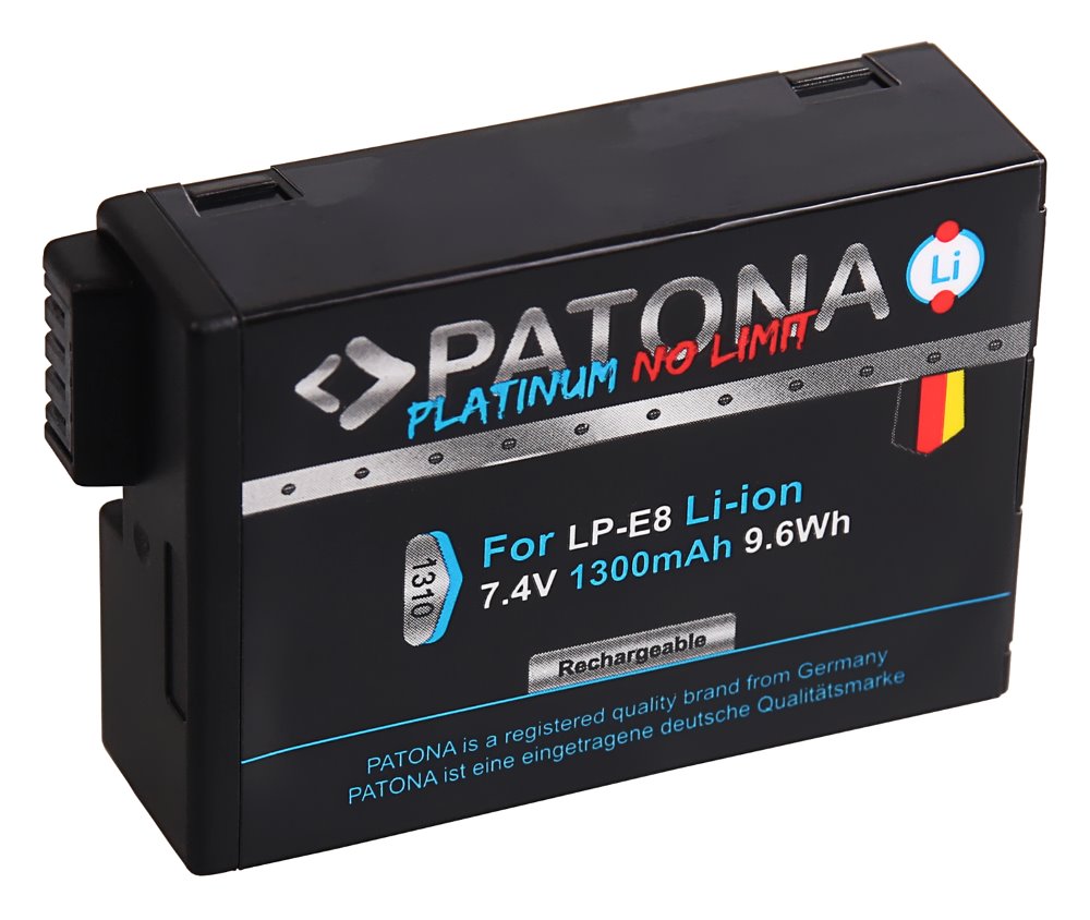 PATONA baterie pro foto Canon LP-E8/LP-E8+ 1300mAh Li-Ion PLATINUM PT1310