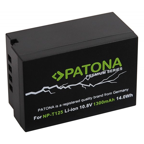 PATONA baterie pro foto Fuji NP-T125 1300mAh Li-Ion 10,8V Premium pro GFX PT1308