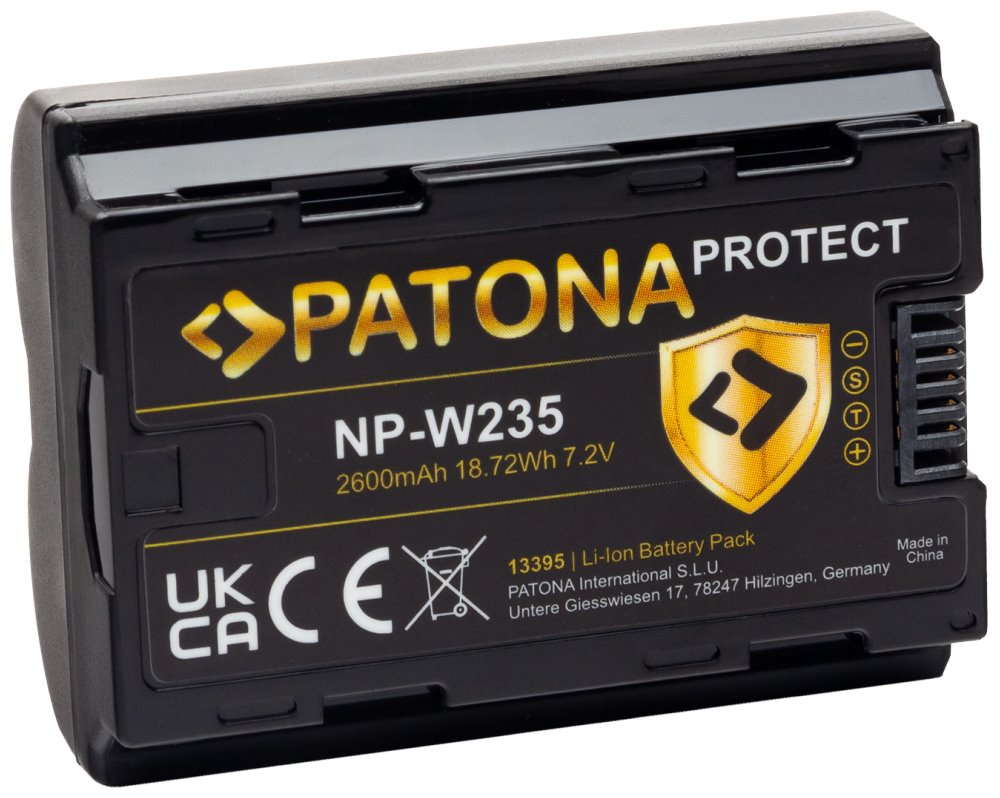 PATONA baterie pro foto Fuji NP-W235 2250mAh Li-Ion 7,2V Protect X-T4 PT13395
