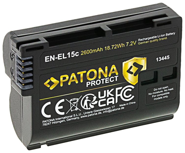 PATONA baterie pro foto Nikon EN-EL15C 2250mAh Li-Ion Protect PT13445