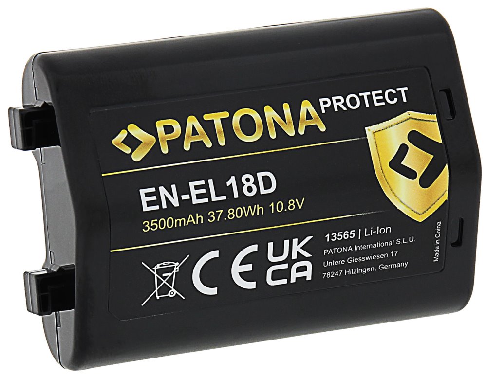 PATONA baterie pro foto Nikon EN-EL18D 3500mAh Li-Ion 10,8V Protect D6/Z9 PT13565