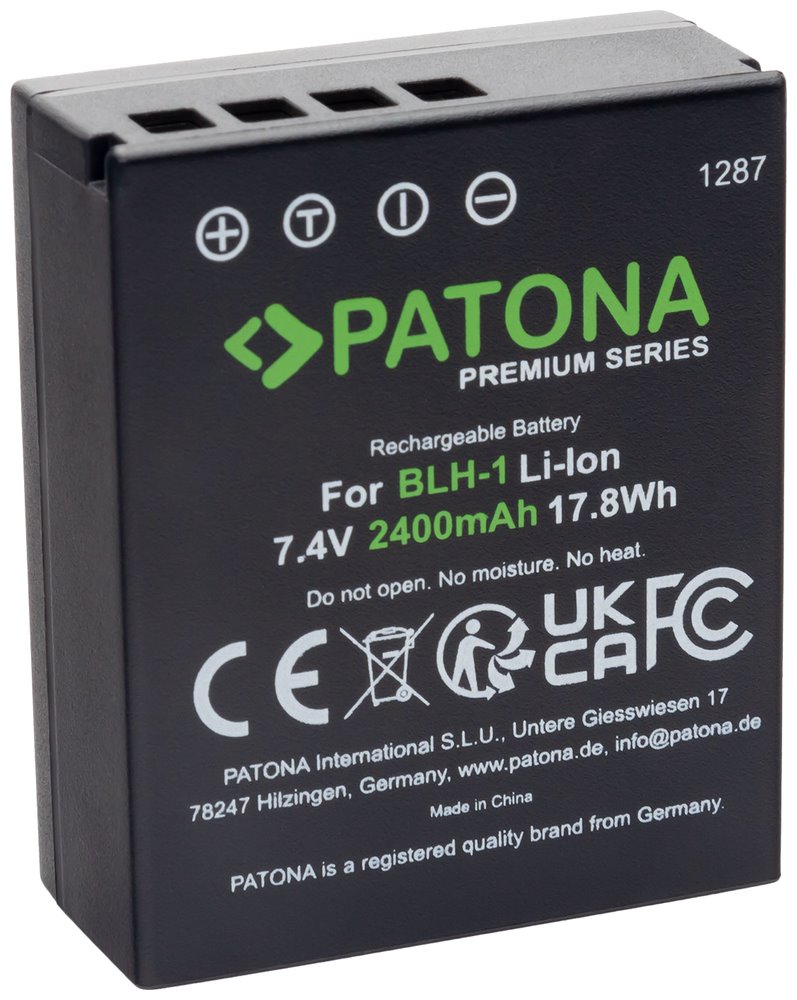 PATONA baterie pro foto Olympus BLH-1 2040mAh Li-Ion Premium PT1287