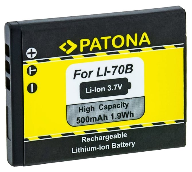 PATONA baterie pro foto Olympus Li-70b 650mAh PT1093