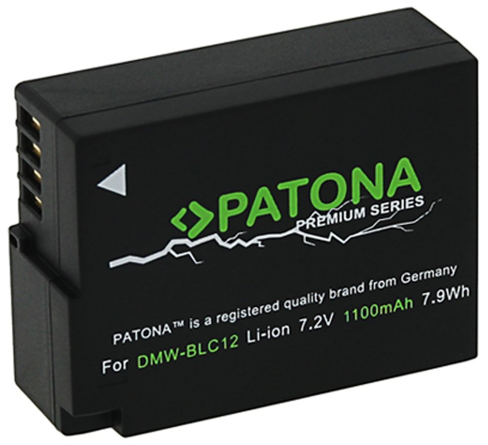 PATONA baterie pro foto Panasonic DMW-BLC12 E 1000mAh Li-Ion Premium PT1196