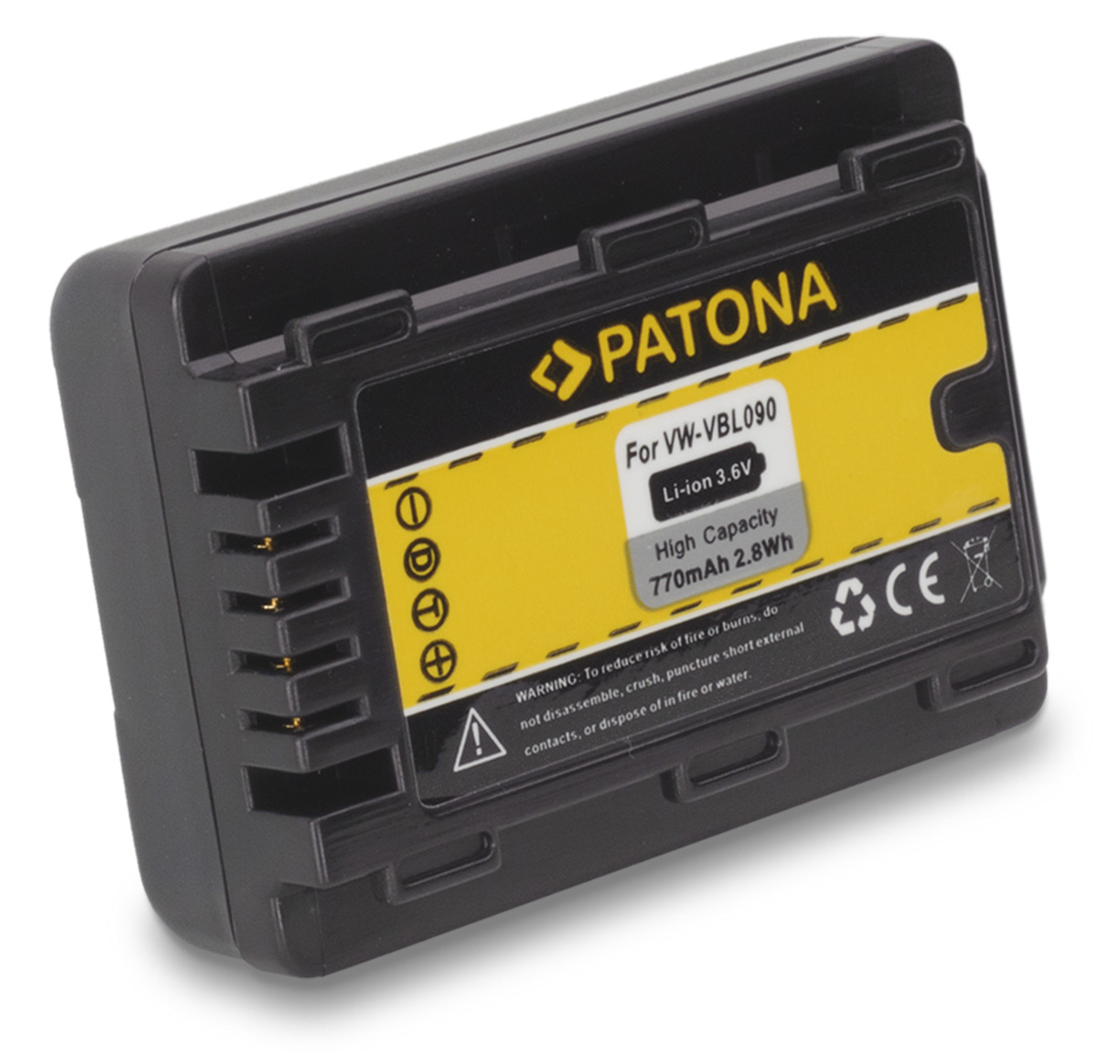 PATONA baterie pro foto Panasonic VBL-090 770mAh PT1101