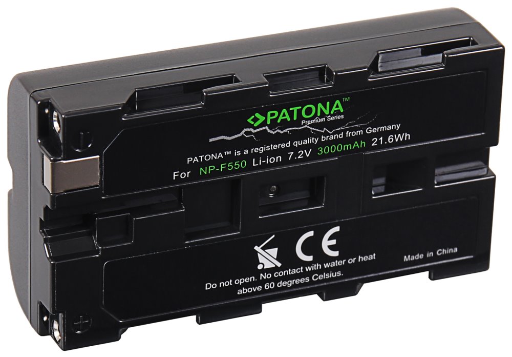 PATONA baterie pro foto Sony NP-F550 3000mAh Li-Ion 7,2V Premium PT1324