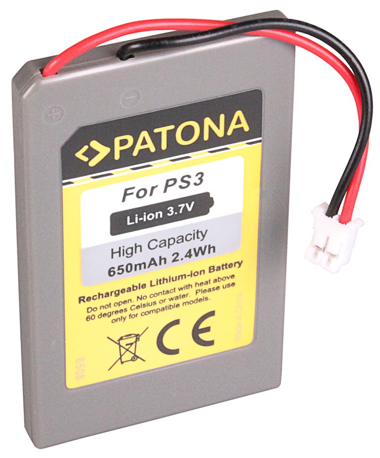 PATONA baterie pro herní konzoli Sony PS3 650mAh Li-lon 3,7V PT6508
