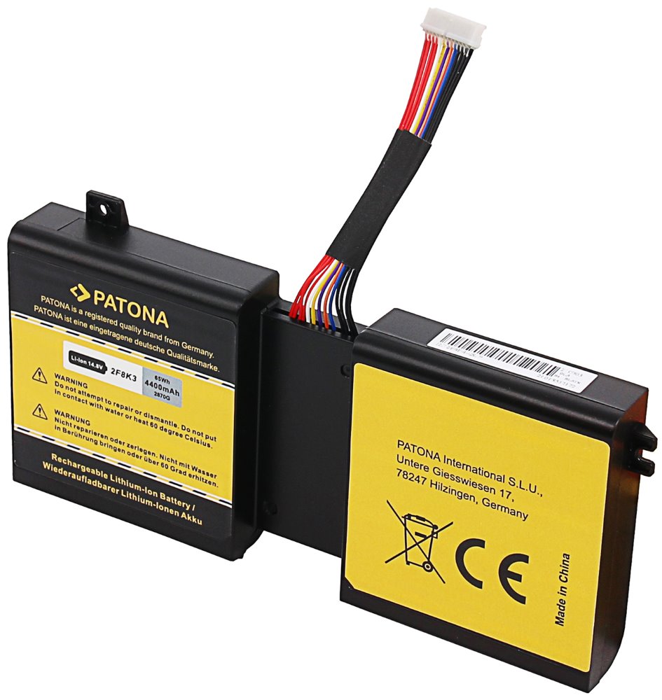 PATONA baterie pro ntb DELL Alienware A17/A18 4400mAh Li-lon 14,8V 2F8K3 PT2870