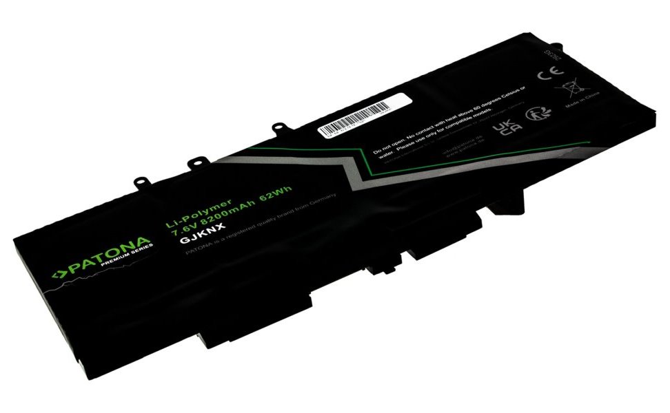 PATONA baterie pro ntb DELL E5280/E5480/E5580 8200mAh Li-Pol 7,6V GJKNX Premium PT2923