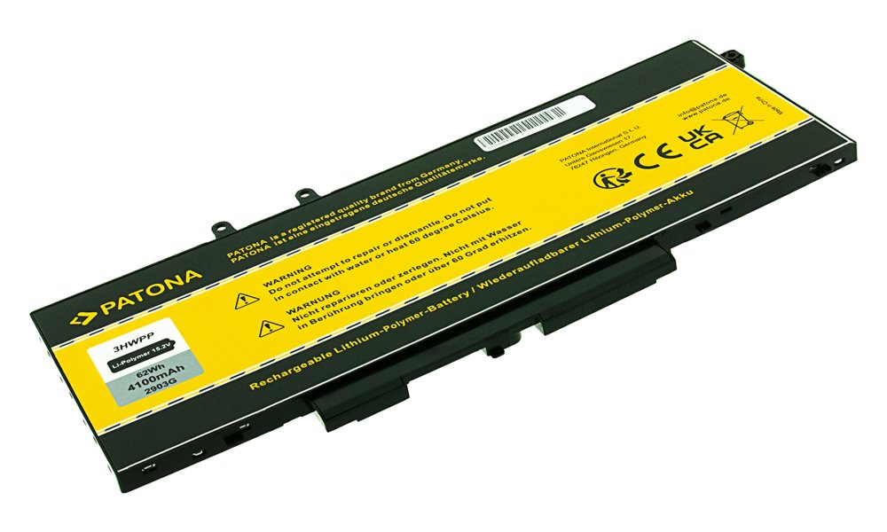 PATONA baterie pro ntb DELL LATITUDE 5400/5410/5510 4100mAh Li-Pol 15,2V 4GVMP,3HWPP PT2903