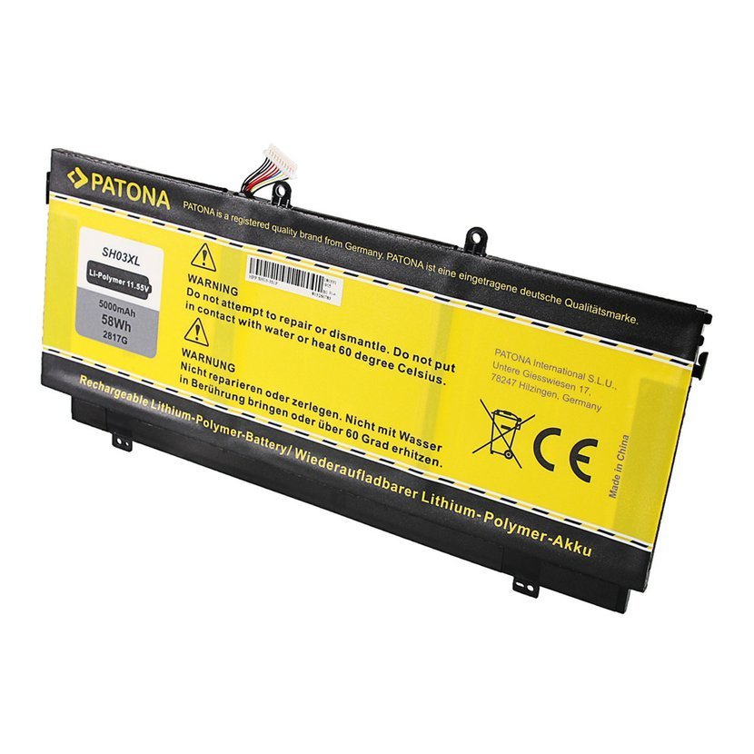 PATONA baterie pro ntb HP COMPAQ SPECTRE X360 series 5000mAh Li-pol 11,55V SH03 PT2817