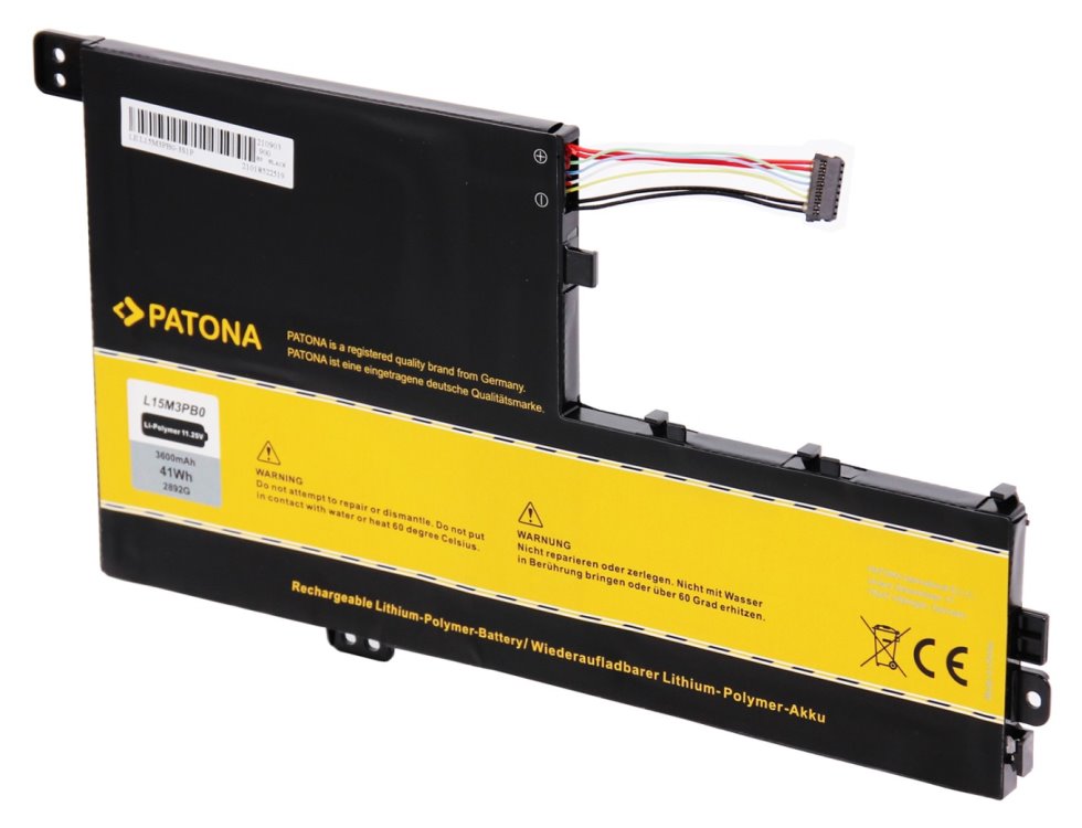 PATONA baterie pro ntb LENOVO Ideapad 320S 3600mAh Li-Pol 11,25V L15L3PB0 PT2892