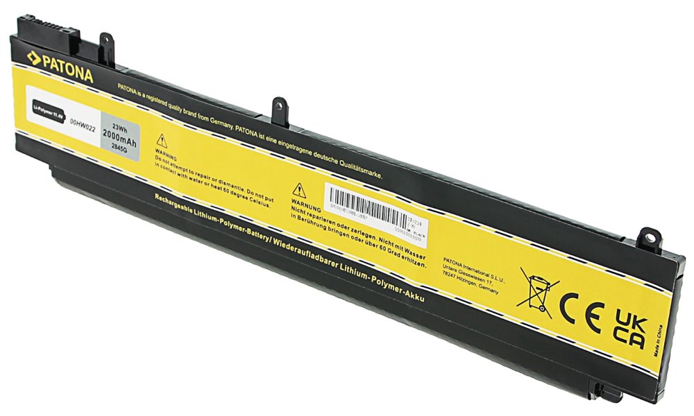 PATONA baterie pro ntb LENOVO Thinkpad T460s/T470s 2000mAh Li-Pol 11,1V 00HW022 PT2845