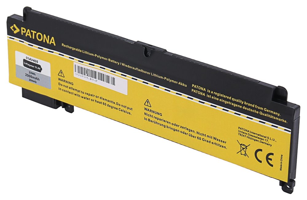 PATONA baterie pro ntb LENOVO Thinkpad T460S/T470S 2000mAh Li-Pol 11,4V 01AV405 PT2844