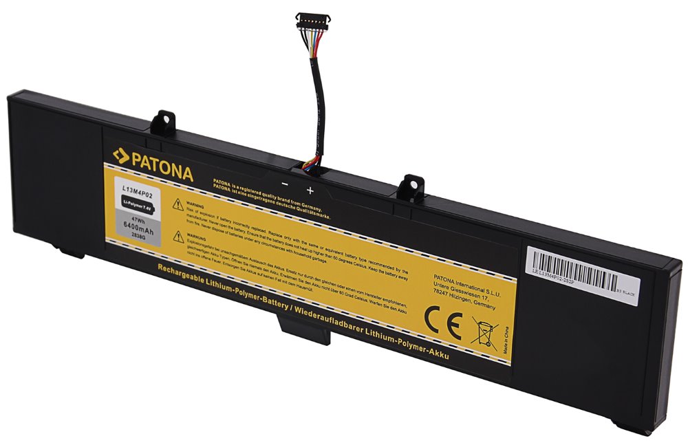 PATONA baterie pro ntb LENOVO Y50-70 6400mAh Li-Pol 7,4V L13M4P02, L13N4P01 PT2838