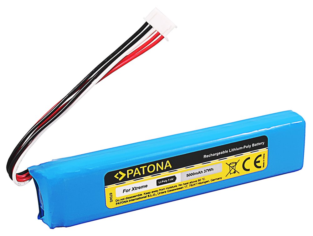 PATONA baterie pro reproduktor JBL Xtreme 5000mAh 7,4V Li-Pol GSP0931134 PT6704