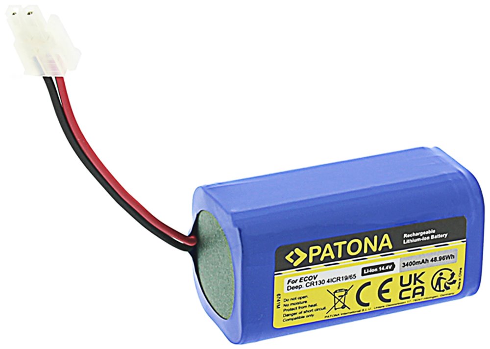 PATONA baterie pro robotický vysavač Ecovacs Deebot CR130 3400mAh, Li-lon 14,4V PT6741