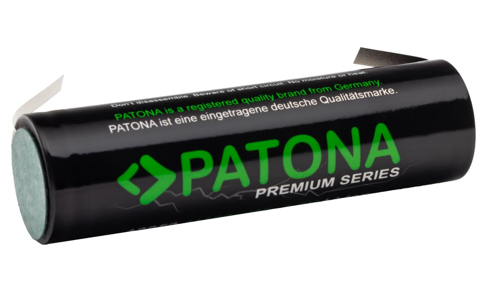 PATONA nabíjecí baterie 18650 Li-lon 3000mAh PREMIUM 3,7V s páskovými vývody pro pájení PT6526