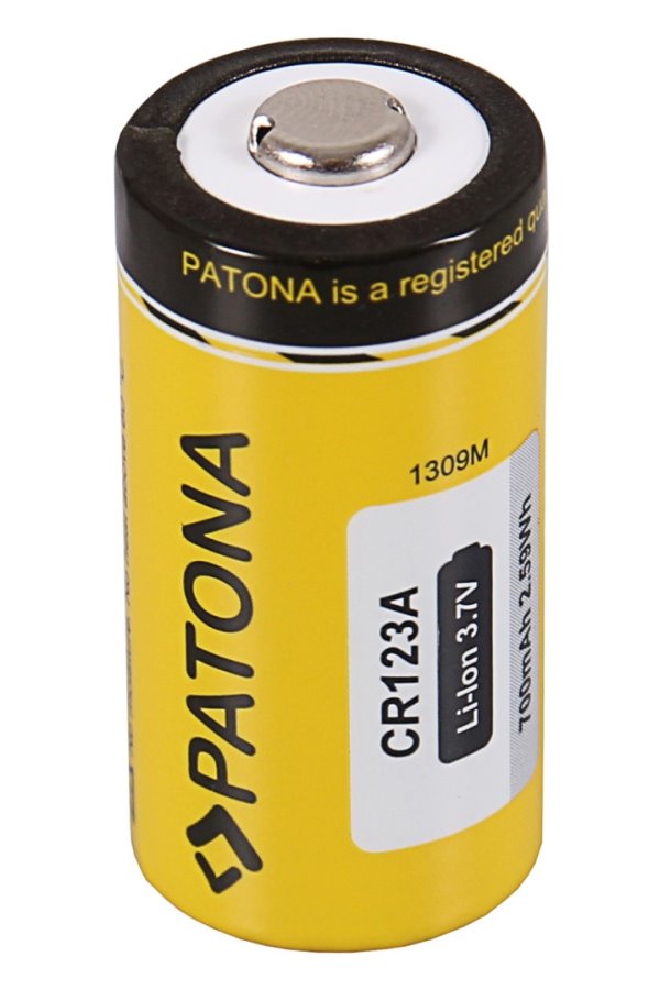 PATONA nabíjecí baterie CR123A/16340 700mAh Li-Ion 3,7V PT1309