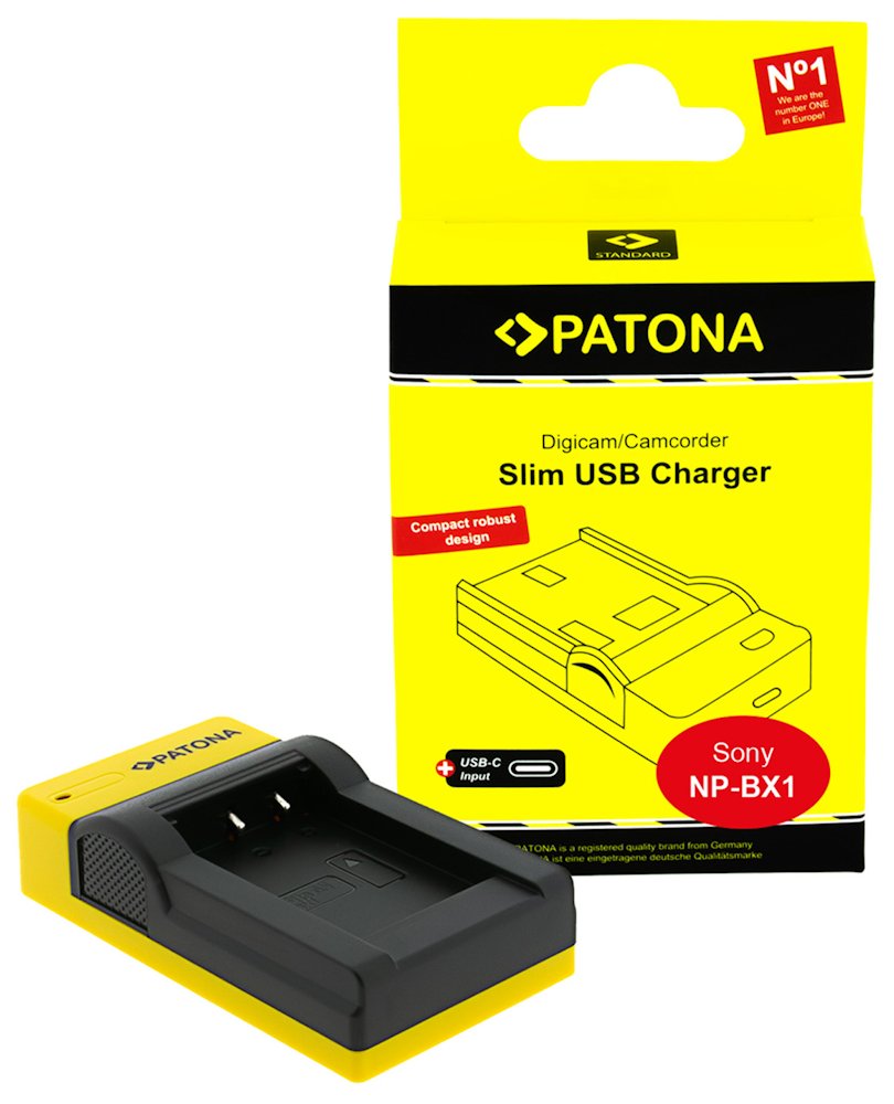 PATONA nabíječka Foto Sony NP-BX1 slim, USB PT151650