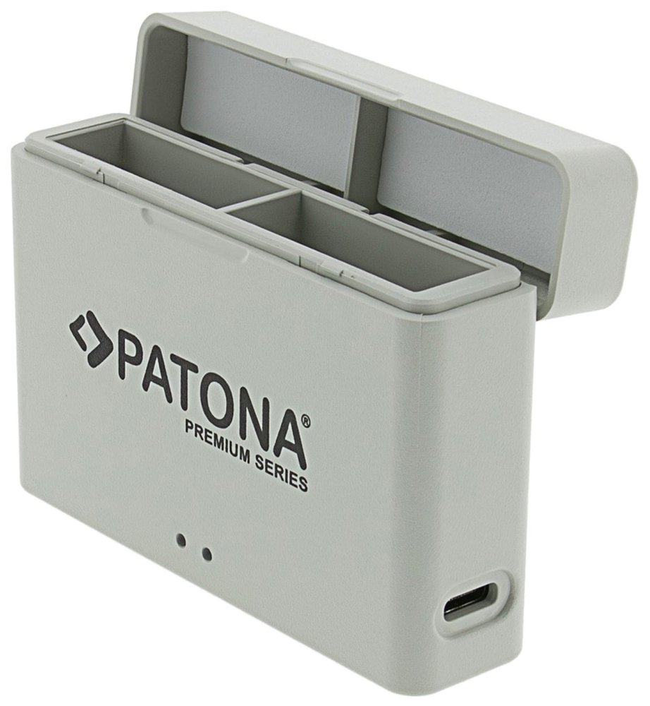 PATONA nabíječka pro digitální kameru BOX DJI Osmo Action 3 / 4 / 5 USB-C PT4241