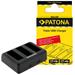 PATONA nabíječka pro digitální kameru Triple DJI Osmo Action 3 / 4 / 5 USB-C PT1422