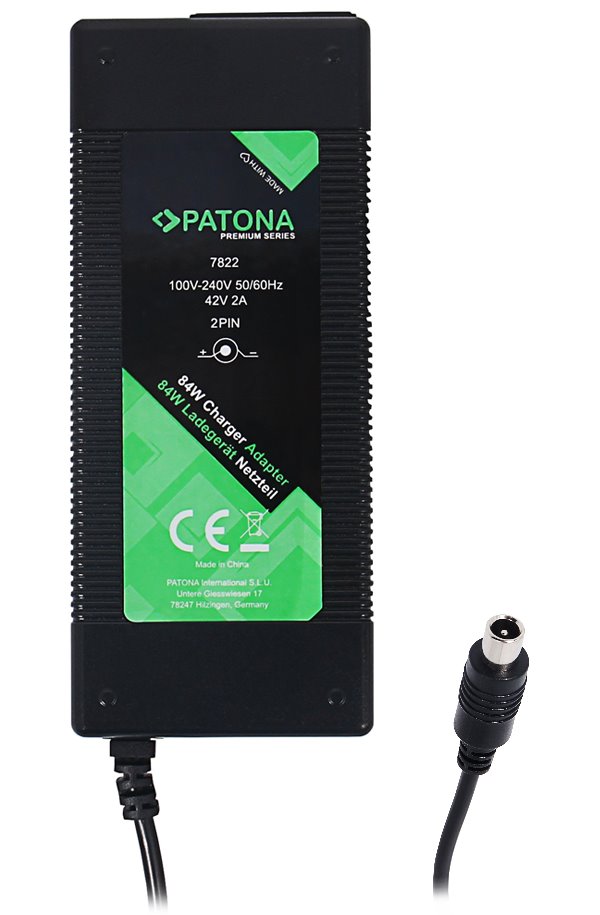 PATONA nabíječka pro elektrické koloběžky Xiaomi Mi Electric Scooter 42V/2A M365/PRO/PRO2/1S PT7822