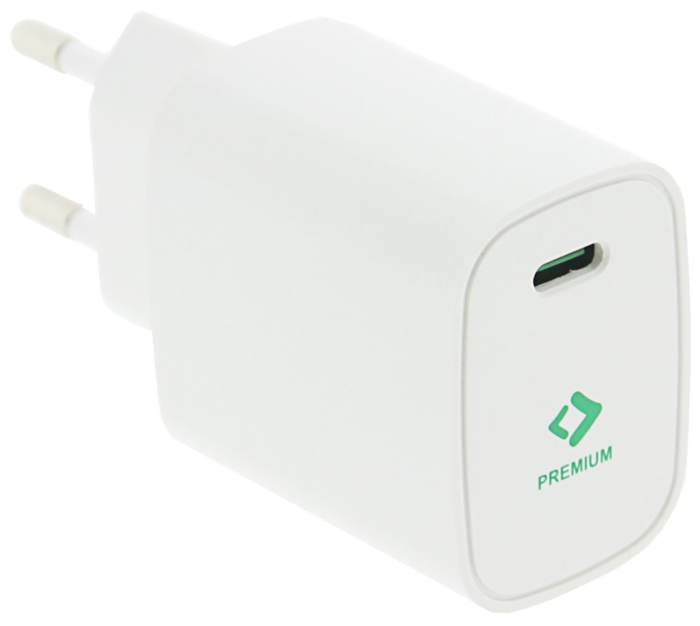 PATONA nabíječka/ USB-C/ vstup /100-240V/ výstup 5V/3.0A, 9V/2.22A, 12V/1.67A/ 20W Power delivery/ bílá PT2592