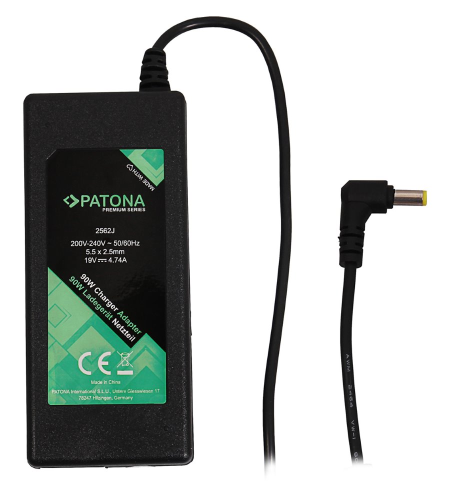 PATONA napájecí adaptér k ntb/ 19V/4,74A 90W/ konektor 5,5x2,5mm/ ACER PREMIUM PT2562
