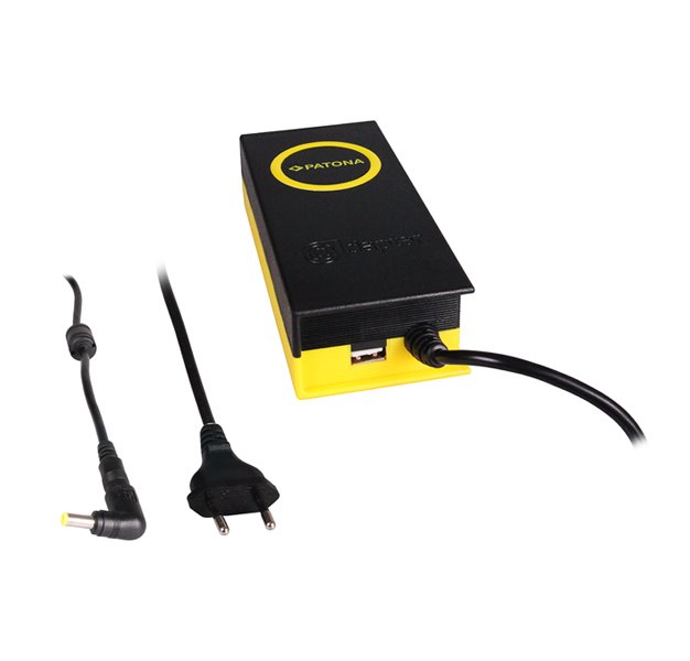 PATONA napájecí adaptér k ntb/ 19V/4,74A 90W/ konektor 5,5x2,5mm/ + výstup USB PT2605