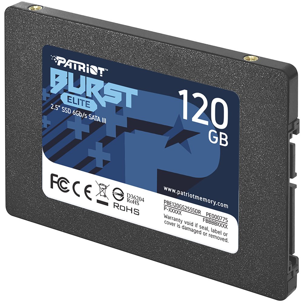 PATRIOT BURST ELITE 120GB SSD / Interní / 2,5" / SATA 6Gb/s / PBE120GS25SSDR