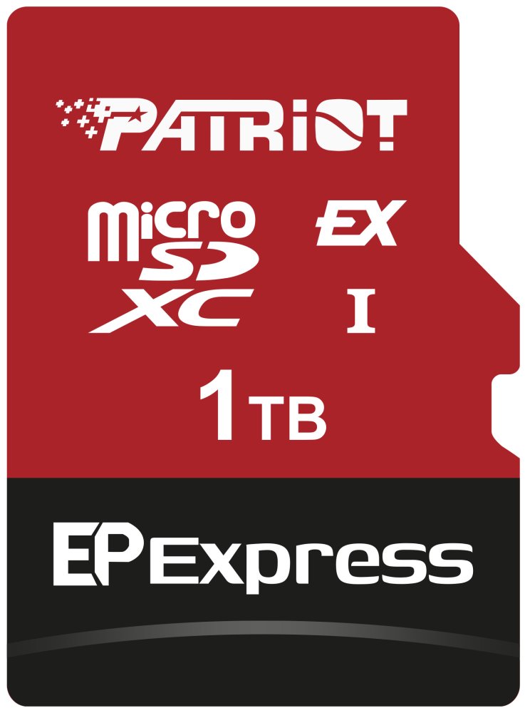 PATRIOT EP Express MircoSD Card 1TB / UHS-I / U3 / CL10 / R:800 / W:600MB/s / Vhodné pro Nintendo Switch 2 PEF1TEPEXMCX